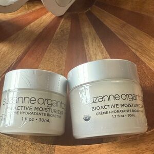 Suzanne Organics Two Bioactive Moisturizer 1.0 oz and 1.7 oz New Sealed